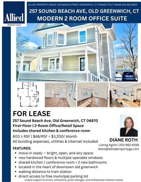 257 Sound Beach Ave, Old Greenwich, CT à louer - Photo de l’immeuble – Image 2 sur 10