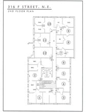 316 F St NE, Washington, DC à louer Plan d’étage– Image 1 sur 1