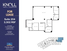 15400 Knoll Trail Dr, Dallas, TX à louer Plan d’étage– Image 1 sur 1