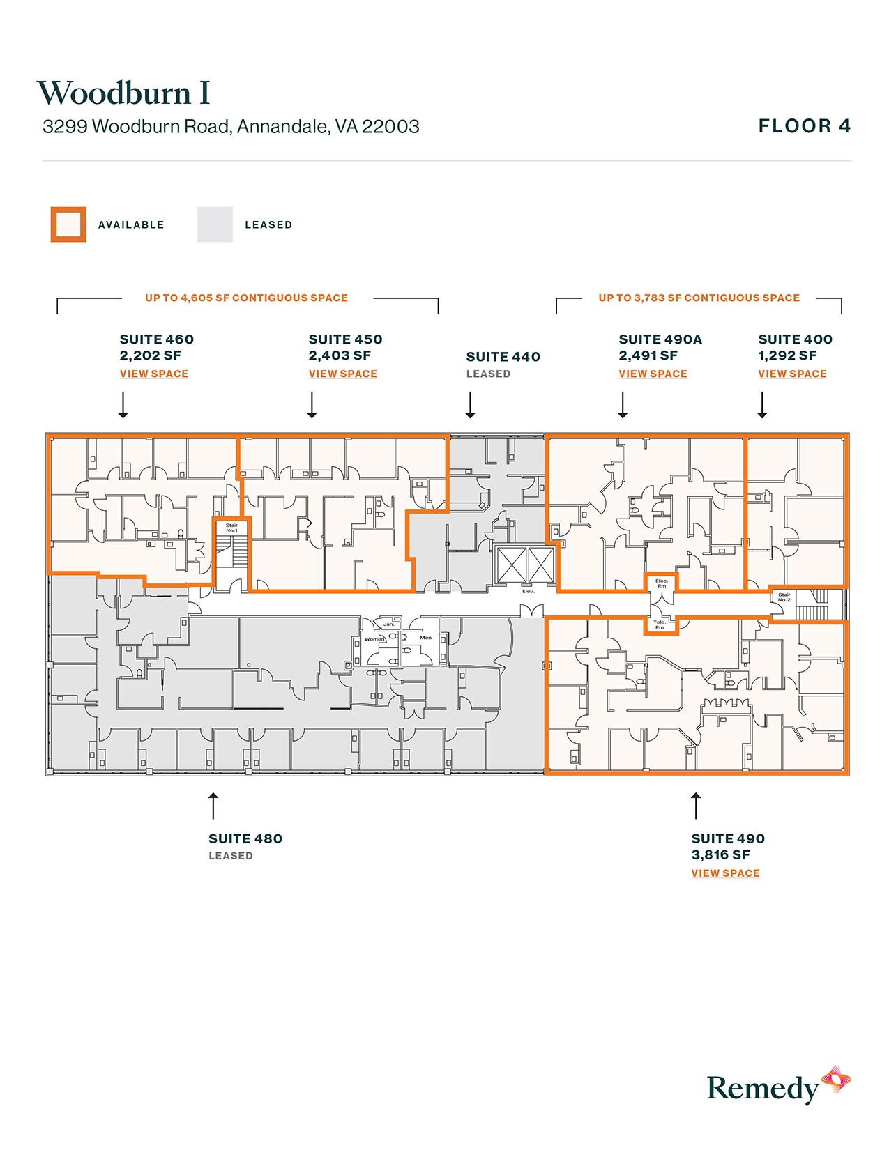 3299 Woodburn Rd, Annandale, VA à louer Plan d’étage– Image 1 sur 1