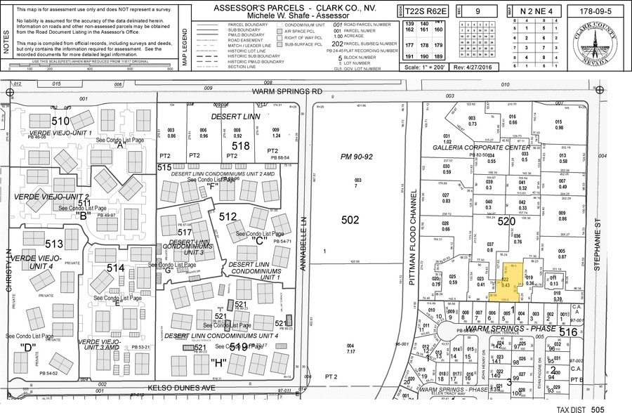 375 N Stephanie St, Henderson, NV à vendre - Plan cadastral – Image 2 sur 45