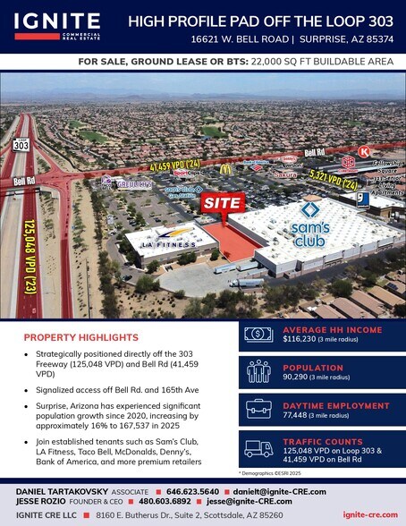 16621 W Bell Rd, Surprise, AZ à louer - Photo de l’immeuble – Image 1 sur 3