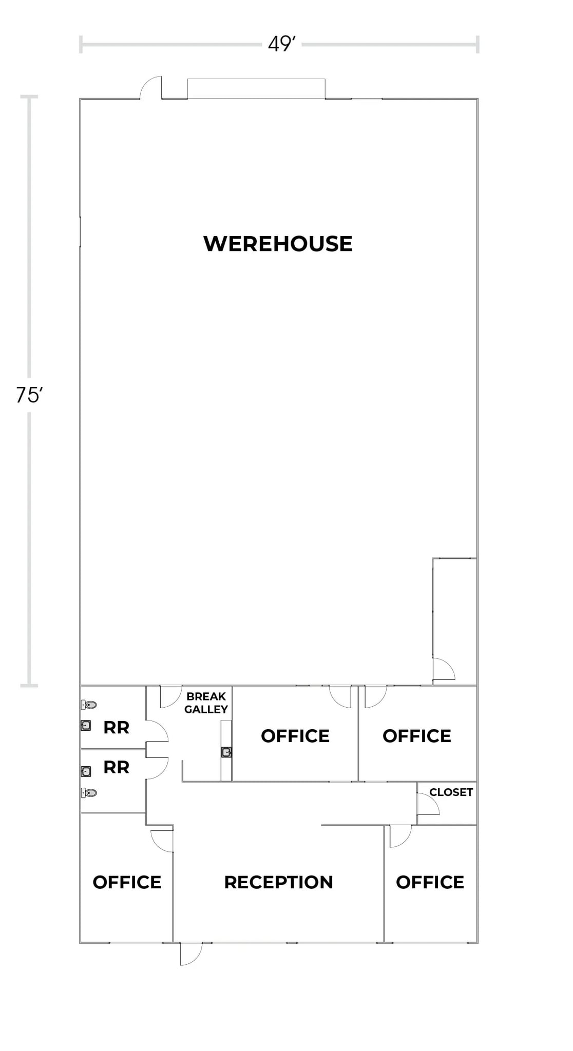 130 N Sunway Dr, Gilbert, AZ à louer Plan d’étage– Image 1 sur 8