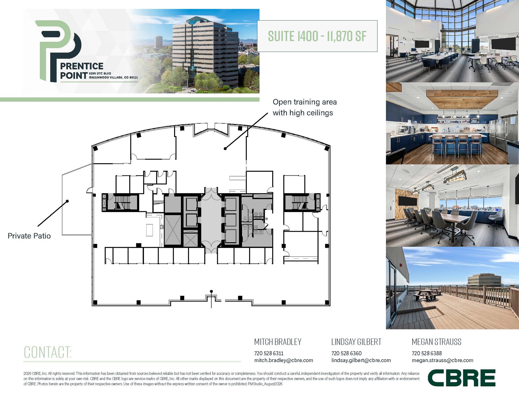 5299 Dtc Blvd, Greenwood Village, CO à louer Plan d’étage– Image 1 sur 1