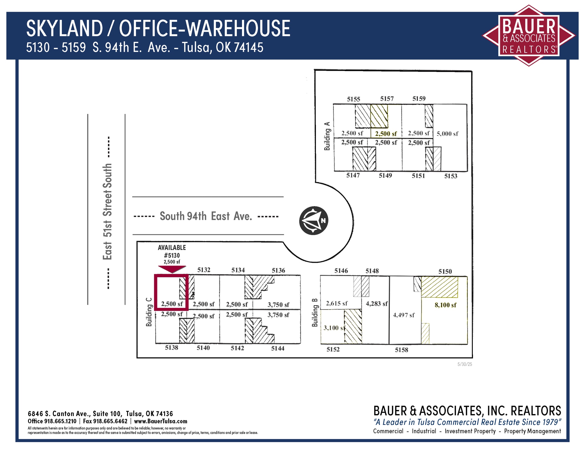 5130-5159 S 94th East Ave, Tulsa, OK à louer Plan de site– Image 1 sur 1