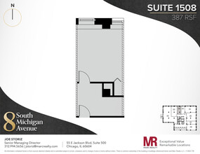 8 S Michigan Ave, Chicago, IL à louer Plan d’étage– Image 1 sur 4