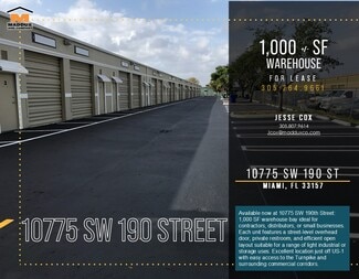 Plus de détails pour 10775 SW 190th St, Miami, FL - Industriel/Logistique à louer
