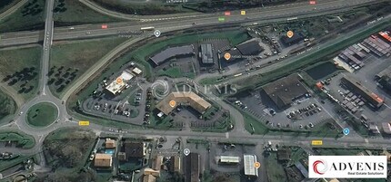 Cavignac - VUE AÉRIENNE  vue de carte