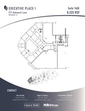 777 Oakmont Ln, Westmont, IL à louer Plan d’étage– Image 1 sur 2