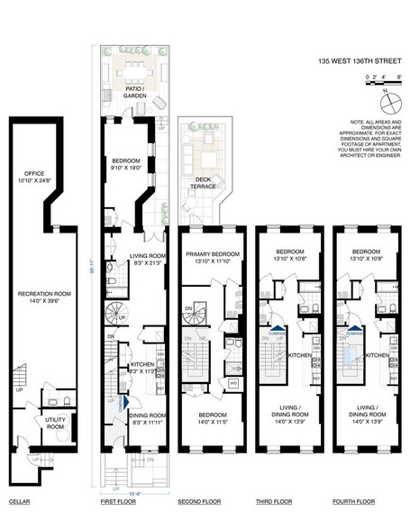 135 W 136th St, New York, NY à vendre - Plan d’étage – Image 2 sur 12