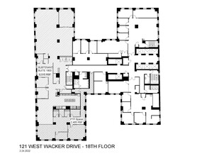 121 W Wacker Dr, Chicago, IL à louer Plan d’étage– Image 1 sur 7