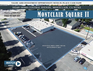 Plus de détails pour 10340-10368 Central Ave, Montclair, CA - Local commercial à vendre