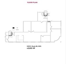 2200 E Route 66, Glendora, CA à louer Plan d’étage– Image 1 sur 1
