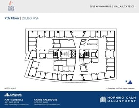 2525 McKinnon St, Dallas, TX à louer Plan d’étage– Image 1 sur 1