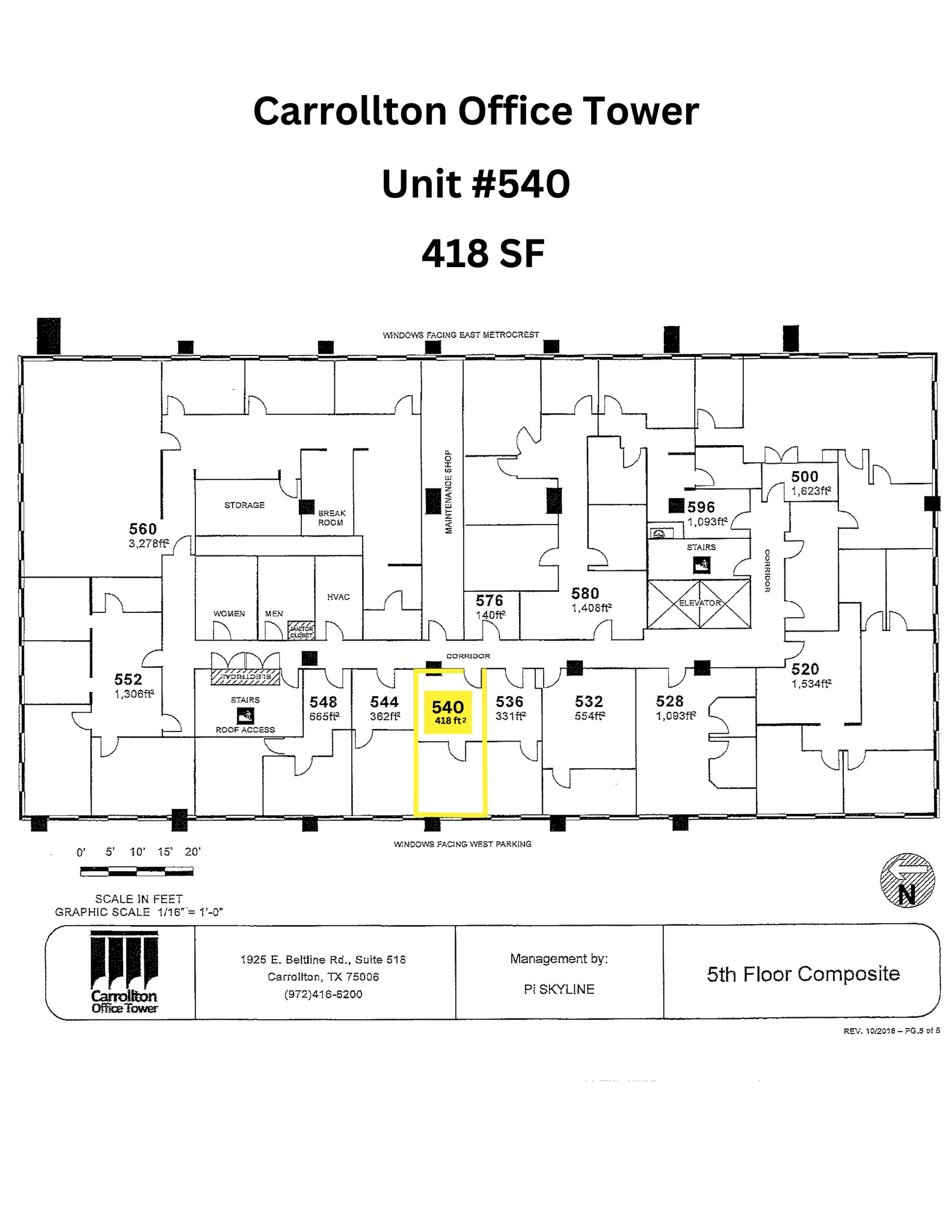 1925 E Belt Line Rd, Carrollton, TX à louer Plan de site– Image 1 sur 2