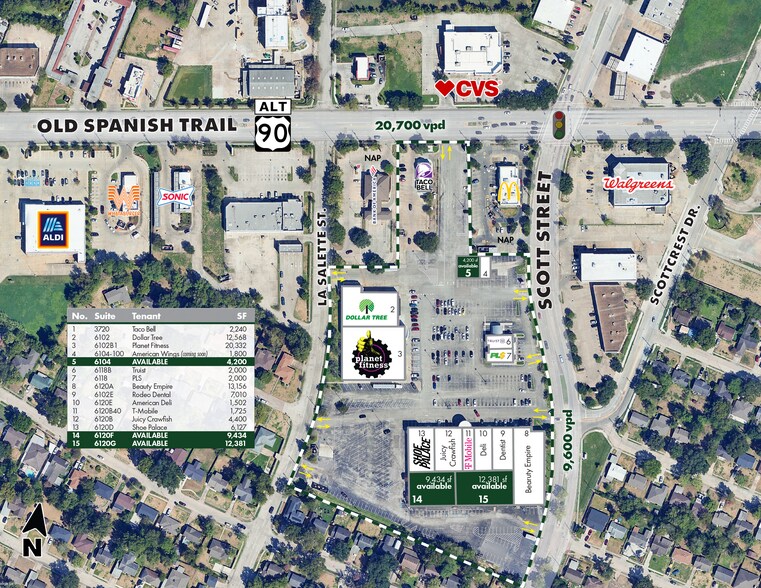 6120 Scott St, Houston, TX à louer - Plan de site – Image 2 sur 27