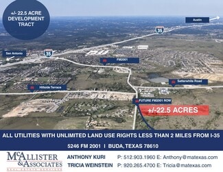 Plus de détails pour 5246 FM 2001, Buda, TX - Terrain à vendre