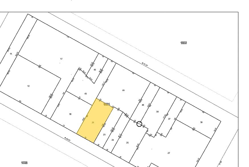 617 W 46th St, New York, NY à louer - Plan cadastral – Image 2 sur 4