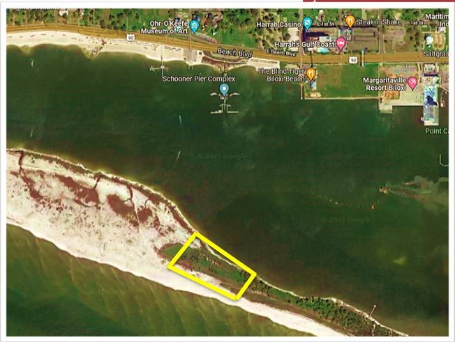 Deer Island, Biloxi, MS à vendre - Aérien – Image 1 sur 1