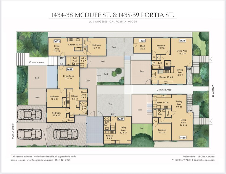 1434 McDuff St, Los Angeles, CA à vendre - Photo de l’immeuble – Image 2 sur 42