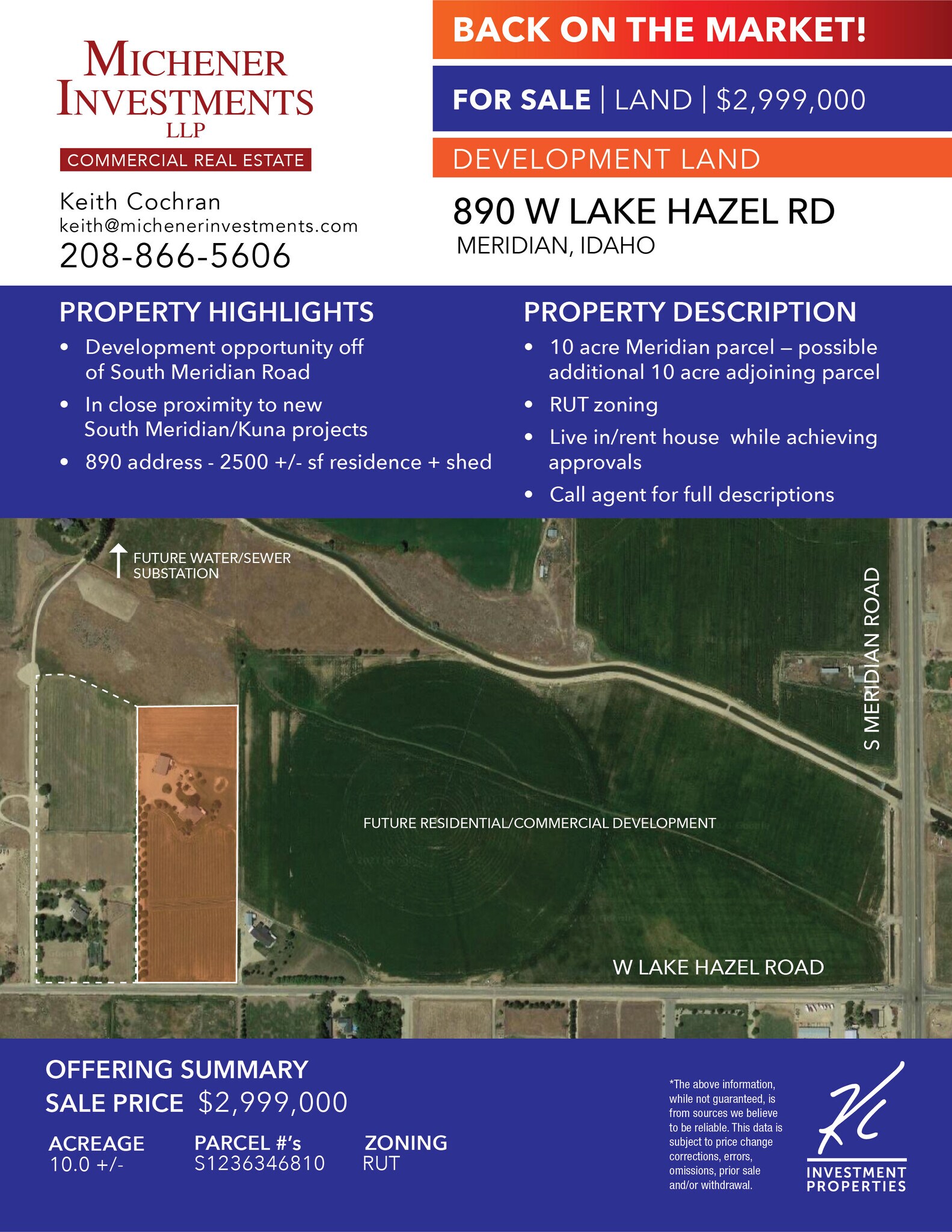890 W Lake Hazel Rd, Meridian, ID à vendre Photo de l’immeuble– Image 1 sur 2