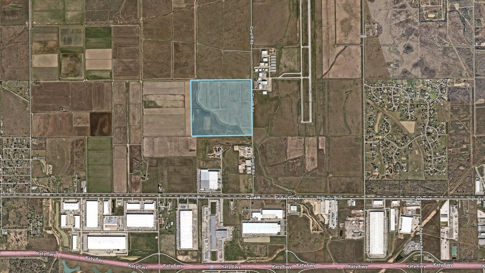 1234 Cardiff Rd., Brookshire, TX à vendre - Aérien – Image 2 sur 2
