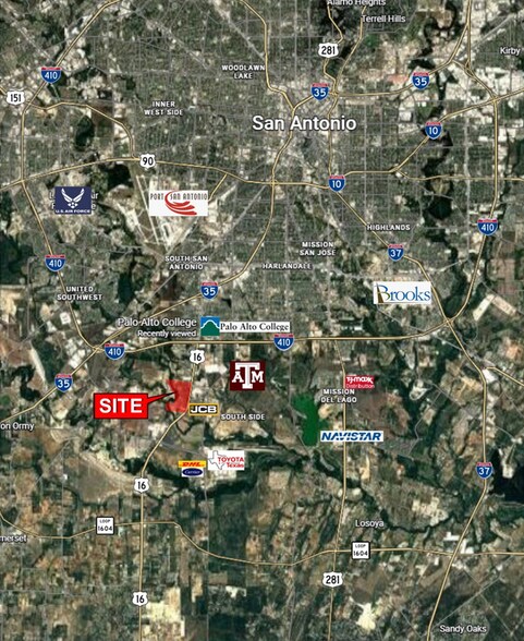 12591 State Hwy 16, San Antonio, TX à vendre - Aérien – Image 2 sur 4