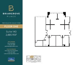 17855 N Dallas Pky, Dallas, TX à louer Plan d’étage– Image 1 sur 1