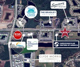 1601 Lpga Blvd, Daytona Beach, FL - VUE AÉRIENNE  vue de carte