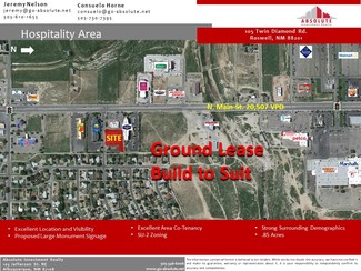 Plus de détails pour 105 Twin Diamond Rd, Roswell, NM - Terrain à louer