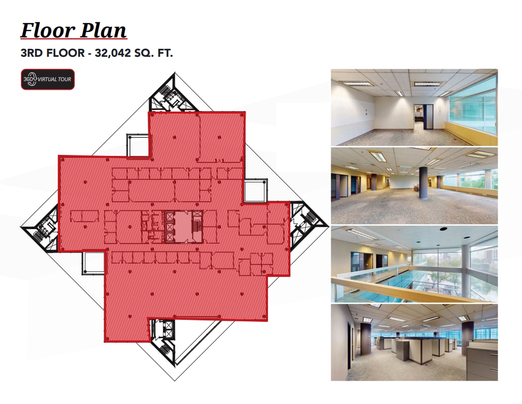 355 Portage Av, Winnipeg, MB à louer Plan d’étage– Image 1 sur 1
