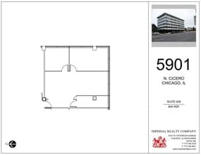 5901 N Cicero Ave, Chicago, IL à louer Plan d’étage– Image 1 sur 4