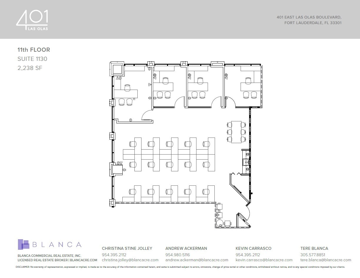 401 E Las Olas Blvd, Fort Lauderdale, FL à louer Photo intérieure– Image 1 sur 1