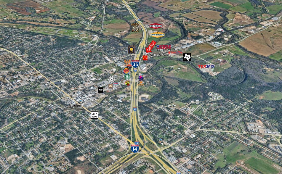 1600 E 6th Ave, Belton, TX à louer - Aérien – Image 2 sur 3