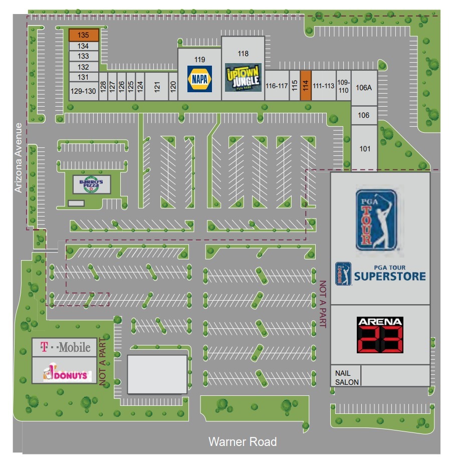 2041-2091 N Arizona Ave, Chandler, AZ à louer Plan de site– Image 1 sur 1