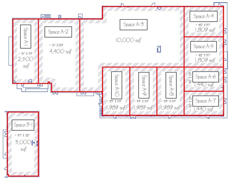 100 Norcross St, Roswell, GA à louer - Plan de site – Image 2 sur 2