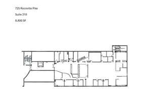 725 Rockville Pike, Rockville, MD à louer Plan d’étage– Image 1 sur 1