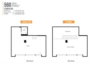 550-560 18th St, San Francisco, CA à louer Plan d’étage– Image 1 sur 1