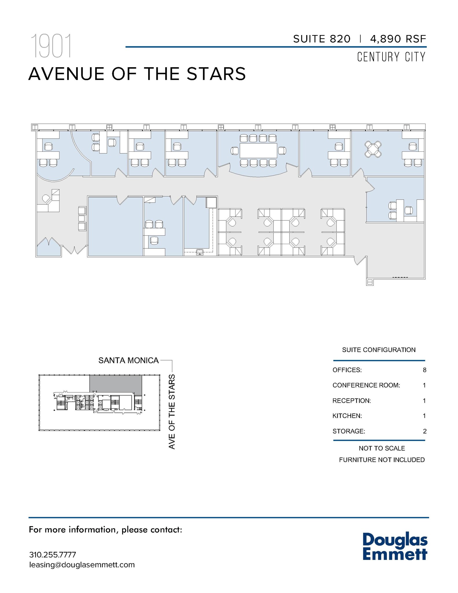 1901 Avenue of the Stars, Los Angeles, CA à louer Plan d’étage– Image 1 sur 1