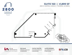 2800 N Central Ave, Phoenix, AZ à louer Plan d’étage– Image 1 sur 1