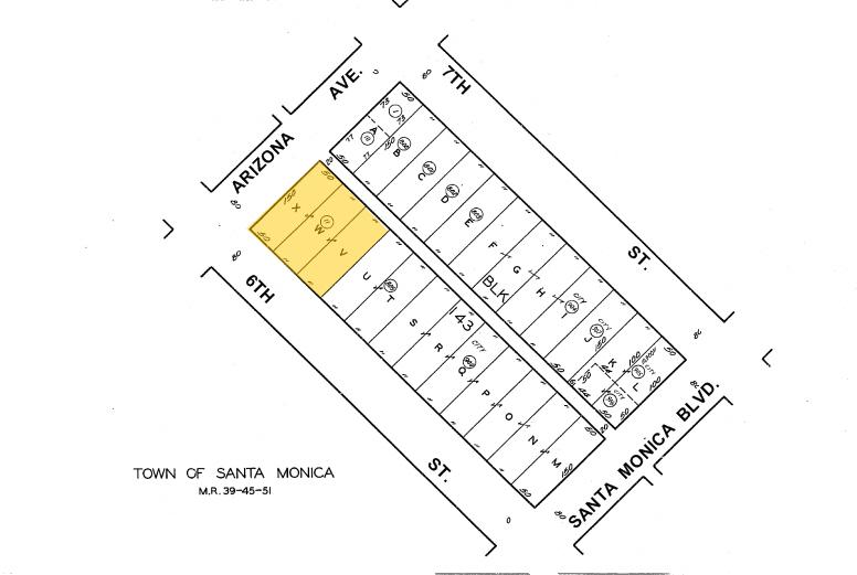 604 Arizona Ave, Santa Monica, CA à louer - Plan cadastral – Image 2 sur 9