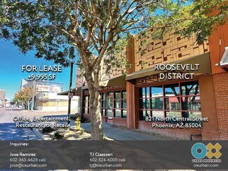 Plus de détails pour 815-821 N Central Ave, Phoenix, AZ - Local commercial à louer