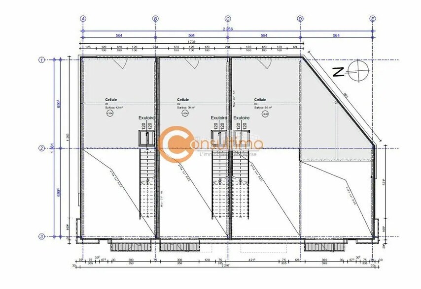 Local commercial dans Camblanes-et-Meynac à louer - Plan d’étage – Image 2 sur 3