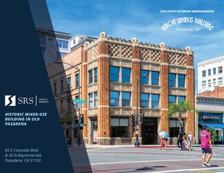 Plus de détails pour 83-85 E Colorado Blvd, Pasadena, CA - Local commercial à vendre