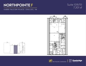 44880 Falcon Pl, Dulles, VA à louer Plan d’étage– Image 2 sur 2