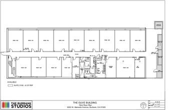 3000 W Alameda Ave, Burbank, CA à louer Plan d’étage– Image 1 sur 1