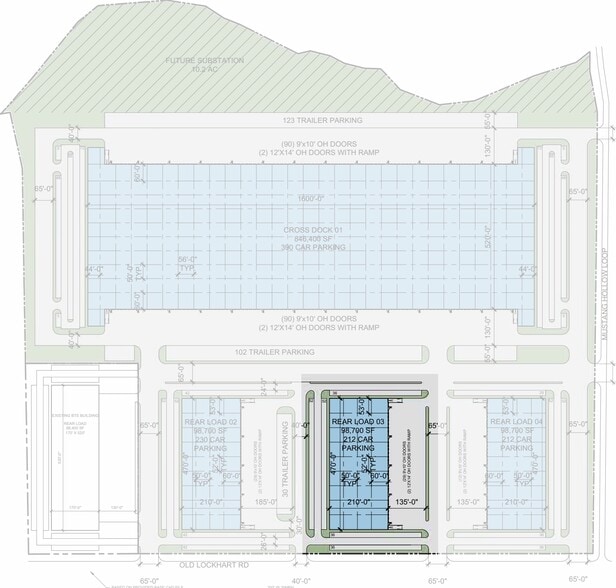 920 E Lone Star Dr, Mountain City, TX à louer - Plan de site – Image 2 sur 22