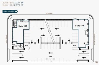 550 W C St, San Diego, CA à louer Plan d’étage– Image 1 sur 1