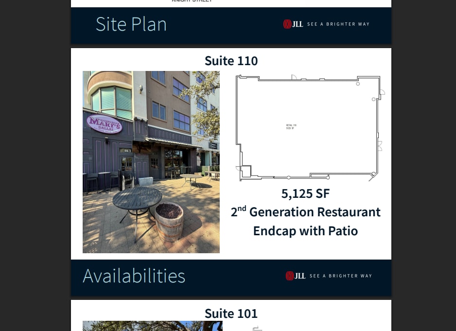 4123 Cedar Springs Rd, Dallas, TX à louer Plan d’étage– Image 1 sur 1