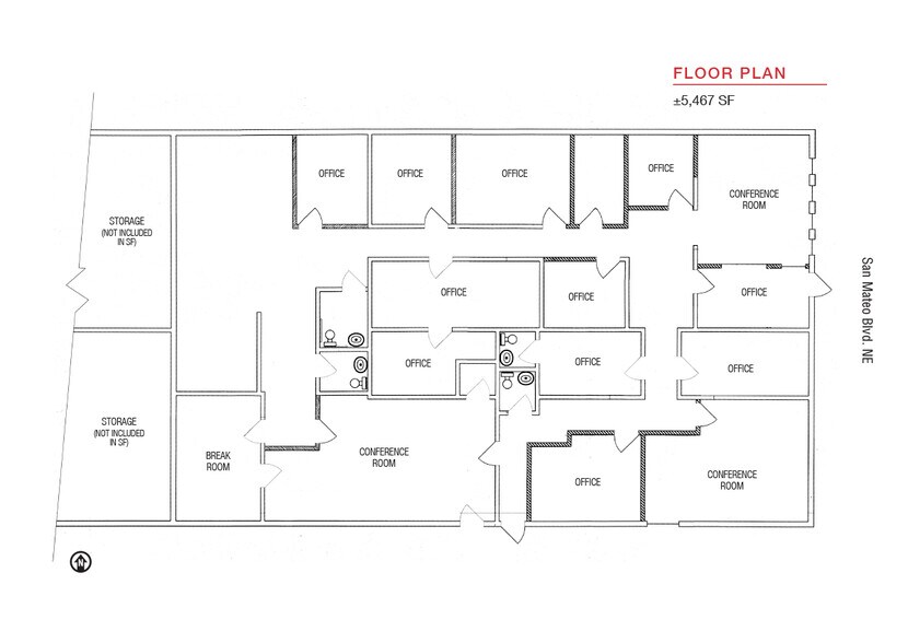 719 San Mateo Blvd NE, Albuquerque, NM à vendre - Photo de l’immeuble – Image 3 sur 11